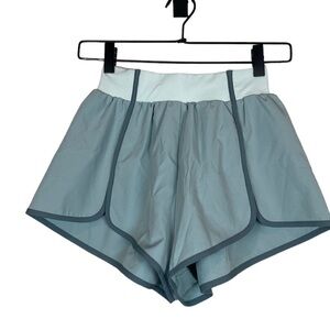 For Love and Lemons blue running shorts